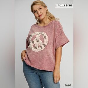 Umgee Lace Applique Top